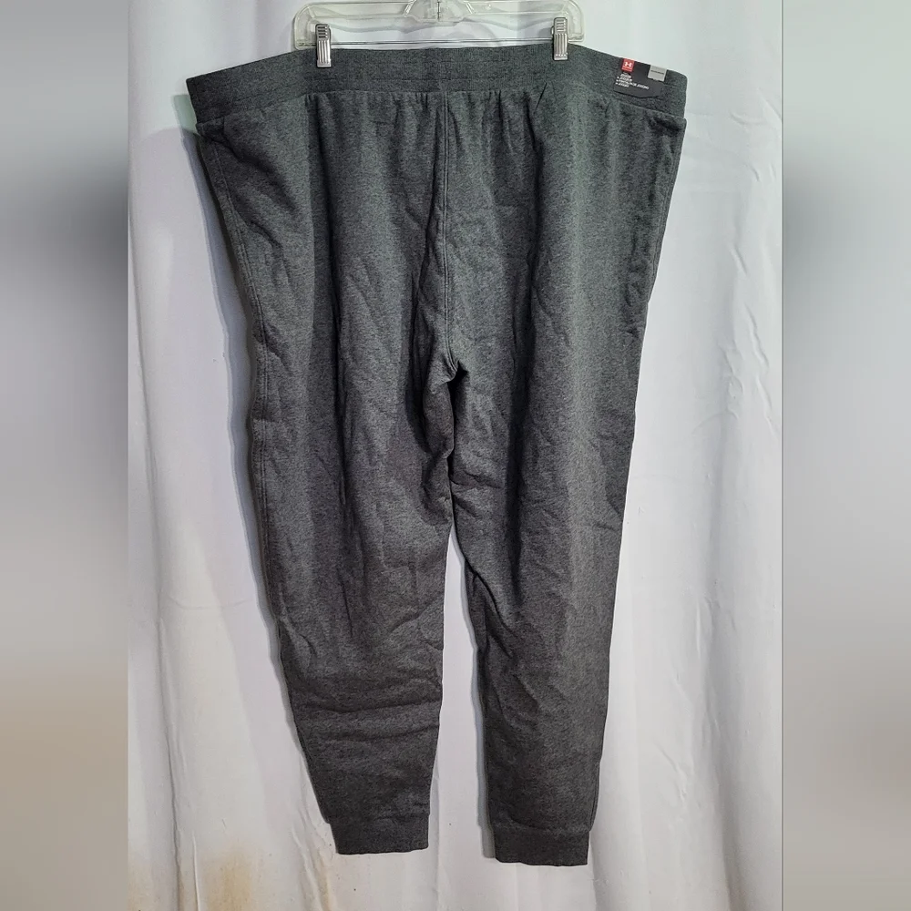 Under Armour Men's NWT Gray UA Rival Fleece Jogger Pants Size 5XL - Picture 10 of 12